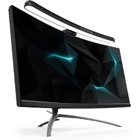 Computer Monitor Lamp, Screen Monitor Light Bar for Eye Caring, USB Reading LED Task Lamp with Touch Control Dimming, No Glare, Monitor Light Bar for Curved Monitors, Space Saving