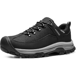 NORTIV 8 Men's Waterproof Hiking Shoes Non-Slip Trekking Trail Shoes Lightweight Durable Outdoor Work Shoes Bluff