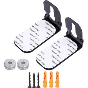Universal Soundbar Mounts Wall Mount Kit for Vizio Samsung LG TCL ONN Polk Audio Roku JBL Bose Sound Bar System Wall Mount Brackets with Hardware Kit