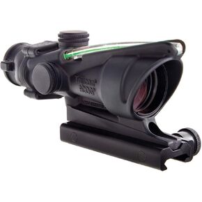 Trijicon Acog 4 × 32 نطاق مزدوج حدوة الحصان النقطة .223 شبكية باليستية ، أخضر
