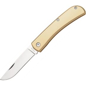 Bear & Son C138 4 5/8" Yellow Aluminum Large Farm Hand W/Clip