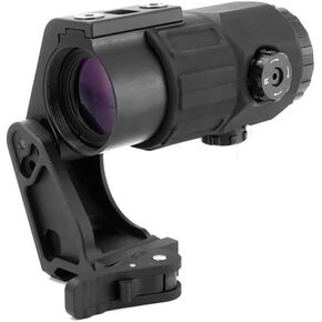 5X Magnifier with 2.26 FTC Mount Combo，Quick Release and Flip-to-Center (FTC) Mechanism，CNC 7065 Alumnium，Black/FDE/TAC (Black Combo)