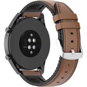BabyValley Leather Bands intended for Suunto Vertical/ 9 Peak/ 9 Peak Pro/ 5 Peak Bands, 22mm Wristband Strap Replacement Bracelet for Suunto 9 Peak