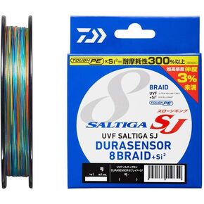 Daiwa PE Line UVF Saltiga SJ Dura Sensor x 8 + Si2, No. 0.8-3, 600/1200 m, 5 Colors (with Color Marking)