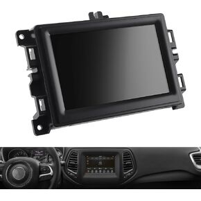 LEMON SHARK 7" uconnect LCD Touch Screen Radio Monitor Display with Frame for 2017 2018 2019 2020 Jeep Compass Radio Navigation Replace# TDO-WXGA0700K00033-V2 TDO-WXGA0700K00057-V1