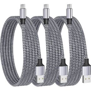 【Apple MFi Certified】iPhone 16 15 Charger, Kindtoy 3Pack USB A to USB C Braided Cord USB Type C Car Carplay Cable Fast Charging for iPhone 16 Pro/16 Plus/16 Pro Max/15/15 Pro/iPad Pro/Air/Mini/Airpods