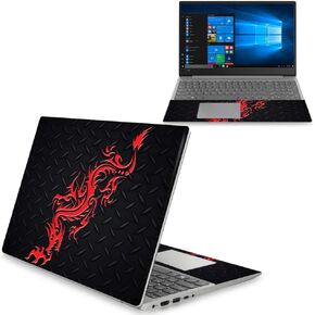 MightySkins Skin Compatible with Lenovo Ideapad 330S 15" (2018) - Red Dragon | Protective, Durable, and Unique Vinyl Decal wrap Cover | Easy to Apply, Remove, and Change Styles | Made in The USA