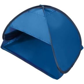 Gem Blue Lazy Person Tent, 1-Pack, Beach Sunshade, Stand Up Folding Camping Tent