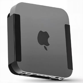 Mac Mini M1 M2 Mount, Mac Mini Mount Behind Monitor,for Mac Mini 2011 to 2023 M2 Pro,Mac Mini Under Desk Steel Mount, Heat Dissipation Design Anti-Scratch,Wall Mount PC Under Desk Mount