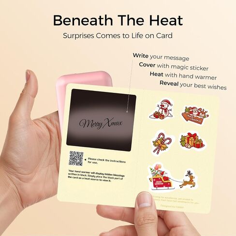 Hand Warmers Rechargeable with Gift Box, Electric Hand Warmer with LED Battery and Temperature Display, 4 Heating Levels Portable Pocket Heater, for Men, Women, Hunting (Pink, 2 Pack) in Saudi Arabia