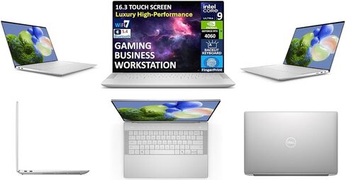 جهاز كمبيوتر محمول Dell XPS 16 ، 16.3 "Touch ، عرض 90 هرتز 4K (Intel Ultra 9-185H 16-Core ، Geforce RTX 4060 ، 32GB LPDDR5X RAM ، 1TB SSD ، 2x Thunderbolt 4 ، Fingerprint ، Wifi 7 ، BT 5.4 ، Win 11 ) in Kuwait