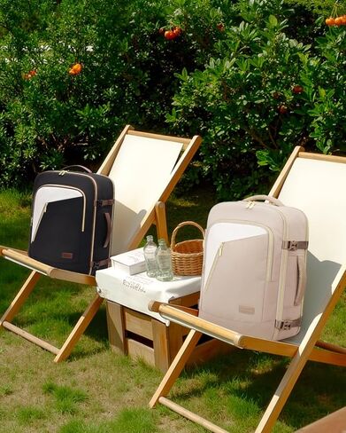 LOVEVOOK Travel Backpack for Women, 40L Carry on Backpack for Airplanes, Large TSA Personal Item Travel Bag Fits 17.3" Laptop, Water-Resistant Business Weekender Back Pack, 4Pcs in Kuwait