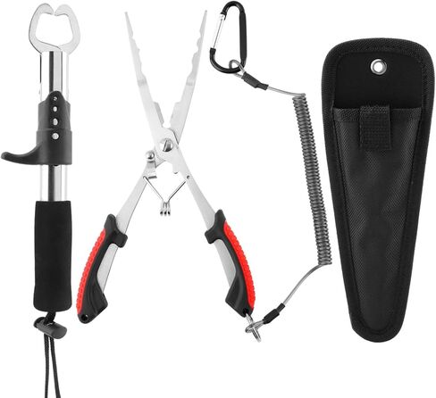 كماشة صيد الأسماك ومجموعة القابض ، معدات ومعدات الصيد من الفولاذ المقاوم للصدأ ، وملحقات الصيد ، أدوات الصيد ، هدايا صيد الأسماك للرجال in Kuwait