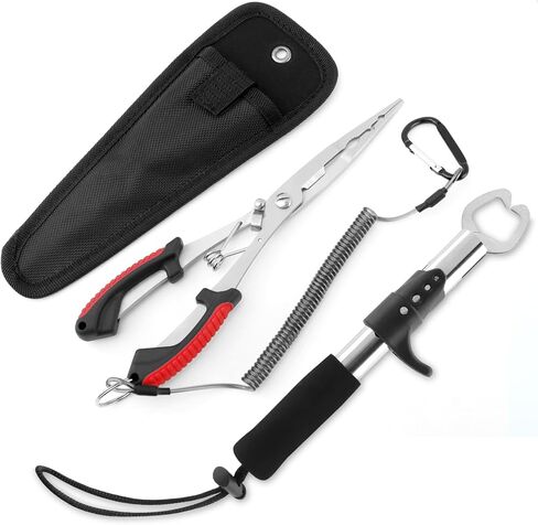 كماشة صيد الأسماك ومجموعة القابض ، معدات ومعدات الصيد من الفولاذ المقاوم للصدأ ، وملحقات الصيد ، أدوات الصيد ، هدايا صيد الأسماك للرجال in Kuwait