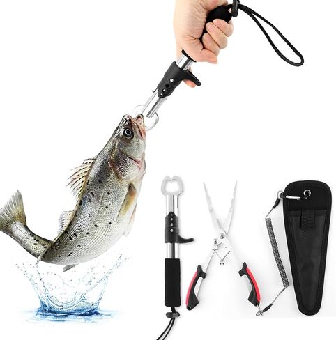 كماشة صيد الأسماك ومجموعة القابض ، معدات ومعدات الصيد من الفولاذ المقاوم للصدأ ، وملحقات الصيد ، أدوات الصيد ، هدايا صيد الأسماك للرجال in Kuwait