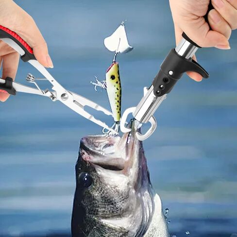 كماشة صيد الأسماك ومجموعة القابض ، معدات ومعدات الصيد من الفولاذ المقاوم للصدأ ، وملحقات الصيد ، أدوات الصيد ، هدايا صيد الأسماك للرجال in Kuwait