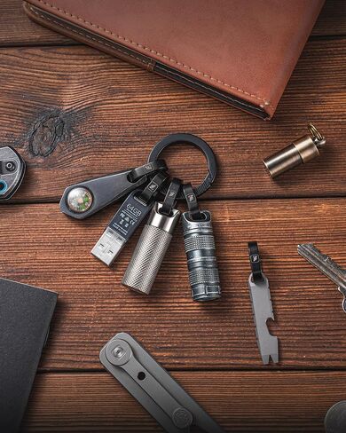 FEGVE Titanium Key Chain Rings for Home Keys, Bag Pendant in Saudi Arabia