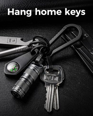 FEGVE Titanium Key Chain Rings for Home Keys, Bag Pendant in Saudi Arabia