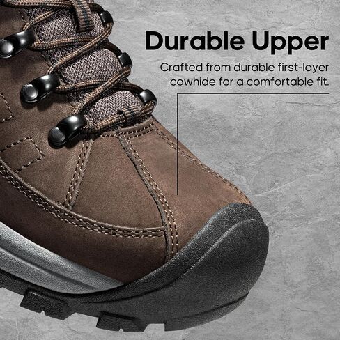NORTIV 8 Men's Waterproof Hiking Shoes Non-Slip Trekking Trail Shoes Lightweight Durable Outdoor Work Shoes Bluff in Saudi Arabia