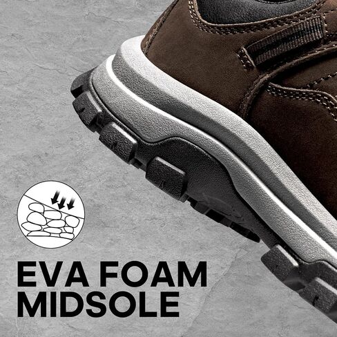 NORTIV 8 Men's Waterproof Hiking Shoes Non-Slip Trekking Trail Shoes Lightweight Durable Outdoor Work Shoes Bluff in Saudi Arabia