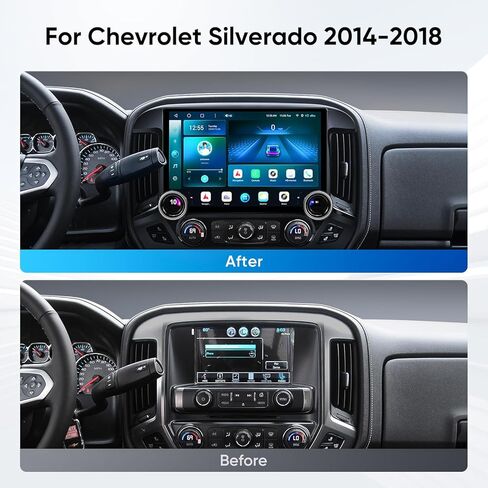 8G+128G CAR Radio لـ Chevy Silverado GMC Sierra Car Stereo 2014-2018 و Android13 و Dual Knobs 13.1 "Qualcomm 8 Core مع Carplay Android Auto و Off-Road و DTS و DSP و 4G LTE و 5G Wifi SWC in Kuwait