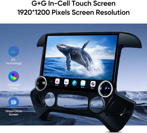8G+128G CAR Radio لـ Chevy Silverado GMC Sierra Car Stereo 2014-2018 و Android13 و Dual Knobs 13.1 "Qualcomm 8 Core مع Carplay Android Auto و Off-Road و DTS و DSP و 4G LTE و 5G Wifi SWC in Kuwait