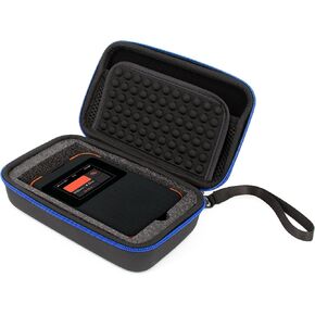 CASEMATIX Travel Case Compatible with SIMO Solis 5G WiFi Mobile Hotspot, Charging Cable and Other Small Accessories in Shock-Absorbing Foam - Travel Case Only