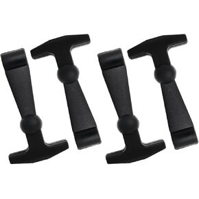Yeti Cooler Latches 4 Piece Set Black Replacement Latch for Yeti & RTIC Models Durable T-Style Latch Accessories Made from Rubber