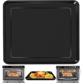 Air Fryer Drip Pan for Ninja Foodi DT251 DT201 DT200 Digital Air Fryer Countertop Oven, 13.6 * 11.6'' Air Fryer Grill Plate Crisper Plate Rack Accessories Replacement Parts Tray,Dishwasher Safe