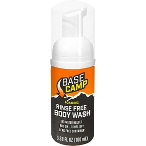 DEAD DOWN WIND Base Camp Foaming Rinse Free Body Wash, 3.38 Ounces