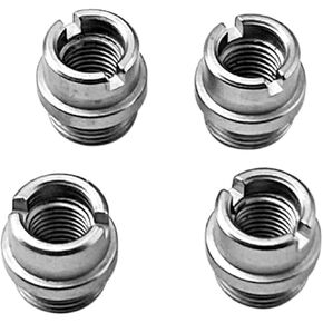 1911 Grip Screw Bushings, 4pcs 416 Stainless Steel Outdoor Sports Spare Parts 1911 Parts
