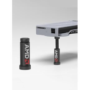 Adjustable GPU Holder, for AMD Setups, Black– Tool-Free, Anti-Vibration Support Stand for Stable GPU Performance, Prevents GPU Sag, Protects Motherboard – Easy Height Adjustment