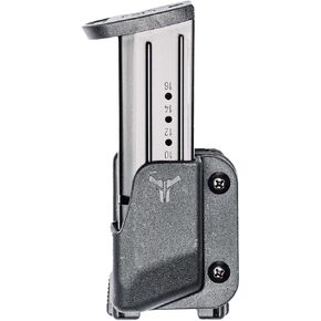 OWB Single Mag Pouch for Sig P320 9-40, S&W M&P 9-40, CZ Shadow 2 & More - USA Made - Signature Pro Single Magazine Carrier with Tek-Lok Belt Attachment Clip by Blade-Tech Holsters