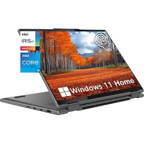 Lenovo Yoga 7i 14" 2-in-1 Laptop, 2.2K(2240x1400) IPS Touchscreen Laptop, Intel i5-1235U 10-Core Processor, 8GB LPDDR5 RAM, 512GB PCIe SSD, Intel Iris Xe Graphics, Win 11 Home, Grey in Kuwait