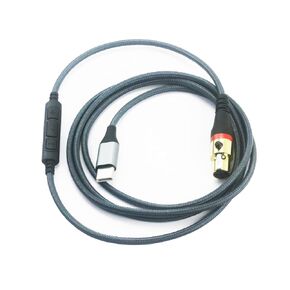 NewFantasia USB C Type-C Audio Cable Compatible with Sennheiser HD 490 PRO, HD 490 PRO Plus Headphones, Remote Volume Mic Compatible with Samsung Galaxy for Oneplus Android Phone