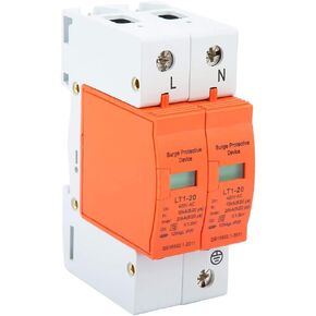 House Arrester Device, 2P 10kA-20kA 420v AC Low-voltage Arrester Device, Protective Device for Lightnings