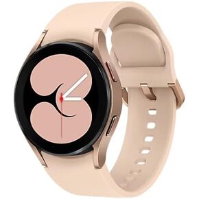 SAMSUNG Galaxy Watch 4 40mm Smartwatch, Bluetooth WiFi + LTE, ECG Monitor, Health Fitness Tracker, GPS, Fall Detection, Pink Gold