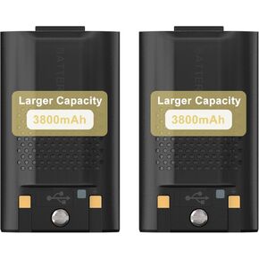 BAOFENG 2 Pack UV-17 Battery High Capacity 3800mAh for UV-17 Pro GPS Ham Radio Type-C Charging DC8.4V BL-UV17 Replacement UV-17H Walkie Talkie Accessories