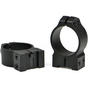 Warne 14TM Tikka Permanently Attached Scope Rings, Solid Steel, Vertically Split, 30 mm, Med Matte