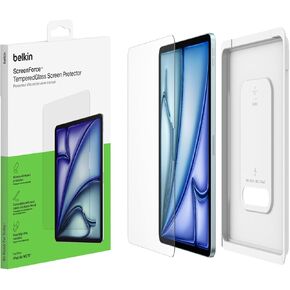 Belkin ScreenForce TemperedGlass Screen Protector for Apple iPad Air 11" 6th Generation, Thin, Extra Durable, Scratch-Resistant w/Easy Installation, Compatible w/Case & Apple Pencil