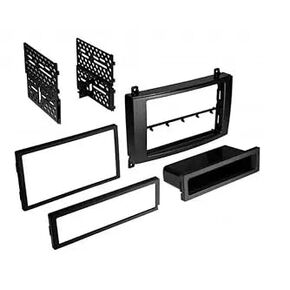 Single or Double Din Car Stereo Radio Install Dash Trim Kit -Made for Dodge: 2007 2008 2009 Sprinter + Made for Mercedes: 2010 2011 2012 2013 2014 2015 2016 2017 2018 Sprinter
