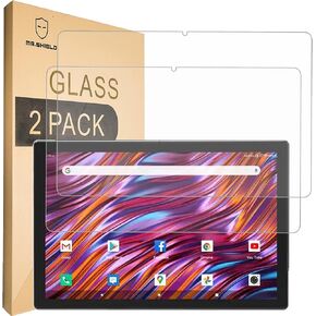 Mr.Shield Screen Protector compatible with MEIZE D115, 10.1 Inch [Tempered Glass] [2-PACK] [Japan Glass with 9H Hardness]