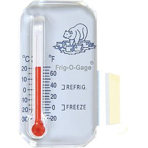 Sun Company Frig-o-gage - Cooler/Refrigerator/Freezer Thermometer | Refrigerate and Freeze Zones | for RVs and Motor Homes