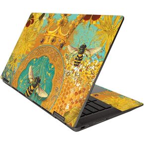 MightySkins Skin for HP Chromebook x360 14" (2020) - Bee Queen | Protective, Durable, and Unique Vinyl Decal wrap Cover | Easy to Apply, Remove, and Change Styles | Made in The USA