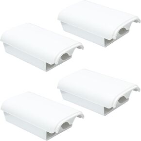 Battery Pack Cover Case for Xbox 360,Replacement Pack Cover Case Shell Repair Part Compatible with Xbox 360 Wireless Controller (White)