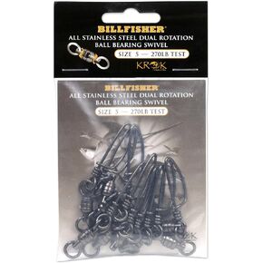 Fisher Scientific KBBSS270-10PK Krok BB Fishing Swivels