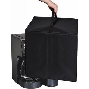 AF-WAN Coffee Maker Cover - Dustproof & Waterproof for Hamilton Beach FlexBrew Trio 2-Way (49902/49915/49917/49976) & Keurig K155 - Black, Nylon