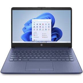 HP Stream 14" HD Laptop, Intel Celeron N4120, 4GB RAM, 64GB eMMC, Windows 11 Home in S Mode with Office 365 Personal for 1 Year (14-cf2111wm, Blue)