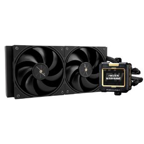 Thermalright FW 240 Black-240mm AIO CPU Liquid Cooler,IPS LCD Screen with 320 * 240 Resolution,for AM4/AM5&Intel LGA1700,"2.4 inch"Magnet-Absorbent LCD Screen for Images -Black