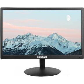 20" PC Monitor 1600x900 75Hz 5MS HDMI Monitor LED Monitor Viewing Angle 95° (Horizontal) with HDMI VGA Input, 76% sRGB, VESA Wall Mount, TN Panel, Black